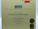 DGG Archiv 198 186 SAPM red stereo Bach solo cello suites 1 & 2 Pierre Fournier