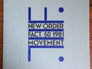 NEW ORDER MOVEMENT LP VINYL 2009 Reissue Rhino Records Factory Joy Division