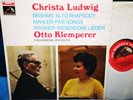@HMV ASD 2391 *S/C 1ST* KLEMPERER /LUDWIG* BRAHMS ALTO RHAPSODY /MAHLER /WAGNER*
