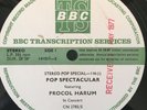 PROCOL HARUM BBC transcription disc Pop Spectacular In Concert 146
