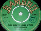WINSTON FRANCIS Turn Back The Hands Of Time 45 1970 BAMBOO 1st  RARE     BAM 46
