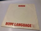 Queen Body Language Usa 7”ps Rare White Censored Sleeve Vg+