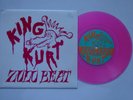 KING KURT Zulu Beat/Rockin' Kurt - Pink Vinyl EX/VG+ Cond Thin Sliced 7