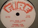 TARHEEL SLIM  --- Fire 1000 -- VG++  