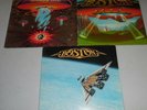 3 Boston  Rock vinyl record albums Self Titled Don't Look Back Third Stage