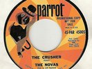 45RPM, THE NOVAS ' THE CRUSHER ' DJ ' EXC+ ' NOVELTY ROCK ' RARE