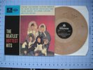 Beatles LP Hottest Hits 12 Songs Denmark Smokey Colored Vinyl w/Black Swirls