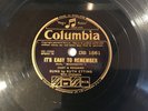 RUTH ETTING on COLUMBIA DB 1561 - IT'S EASY TO REMEMBER / LIFE IS A SONG