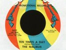 THE MALIBUS Ten Times a Day on Sure Shot Promo Northern Soul 45 Hear