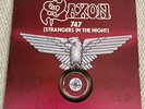 Saxon 747 Strangers In The Night 12” Vinyl Autographed By Original Band 1980 NM