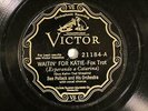 JAZZ BEN POLLACK BENNY GOODMAN Waitin' For Katie VICTOR 21184 E-