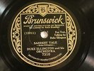 JAZZ DUKE ELLINGTON Saddest Tale BRUNSWICK 7310 E