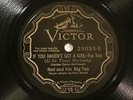 JAZZ RED NICHOLS & HIS BIG TEN BENNY GOODMAN At Last I'm Happy VICTOR 23033 EE+