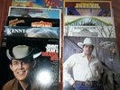 COUNTRY WESTERN VINYL  LP LOT, WILLIE, MERLE HAGG, HANK JR. GEORGE STRAIT & MORE