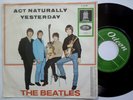 THE BEATLES act naturally / yesterday GERMANY VINYL 7