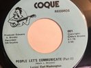 COQUE   PEOPLE LET’S COMMUNICATE   COQUE RECORDS 001   Rare Orig. Funk 45