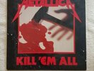 Original Vintage 1983 Megaforce Records USA Metallica Kill 'em All 12