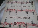 Ruggiero Ricci Orig. Decca South African WB SXL ED1 2194 Paganini 24 Caprices EX
