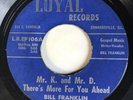 Rare Atomic Bopper 45 EP BILL FRANKLIN Mr. K. & Mr. D. LOYAL Hillbilly Gospel ????