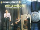 BELAFONTE AT CARNEGIE HALL- ORIGINAL RCA LIVING STEREO LSO 6006- EX