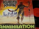 KUBLAI KHAN Annihilation / German LP 1987 SHARK RECORDS SHARK 001