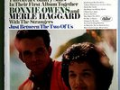 MERLE HAGGARD & STRANGERS w/BONNIE OWENS JUST BETWEEN SEALED ORIG '66 CAPITOL LP