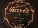 Gennett 6673 Ted Chestnut  ONLY A TRAMP 78 rpm Country 1928 E- -
