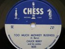 CHUCK BERRY  Brown Eyed Handsome Man / Too Much Monkey Business  CHESS Rock 78