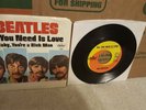 THE BEATLES ALL YOU NEED IS LOVE/BABY YOU'RE A RICH MAN 45 WITH PICTURE SLEEVE