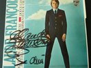 CLAUDE FRANCOIS - Superbe AUTOGRAPHE / SIGNATURE / DEDICACE SUR  EP PHILIPS-rare