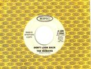 THE REMAINS Don't Look Back / Me Right Now EPIC Rare Punk Garage Promo 45 VG++