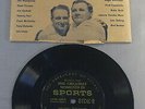 1956 GREATEST MOMENTS IN SPORTS 45 RPM RECORD - BABE RUTH LOU GEHRIG