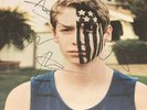Fall Out Boy SIGNED AUTOGRAPH American Beauty/American Psycho Vinyl LP 4/4 Wentz