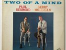 Two of a Mind Paul Desmond/Gerry Mulligan RCA Living Stereo LSP-2624 1962 LP Ex