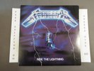 METALLICA RIDE THE LIGHTNING 1984 LP W/ LYRIC SLEEVE MEGAFORCE 60396-1