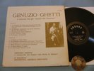 LP GENUZIO GHETTI CELLO  Recital del Camino Ernestina Argelli Italy | EX