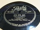 TAMARII TAHITI PATHE 78RPM RECORD 865 UTE-UPA UPA