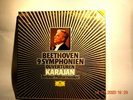 KARAJAN & BERLIN PHILHARM BEETHOVEN 9 SYMPHONIES & OVERTURES DG DIGITAL 7 LP BOX