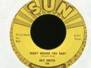 RAY SMITH Right Behind You Baby on Sun Rockabilly 45 Hear