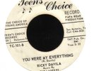 RICKY DAVILA You Were My Everything TEENS CHOICE ( N. Soul Popcorn ) Original