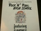 RAMONES - Rock 'N' Roll High School RADIO SAMPLER - SIRE US 1979 PROMO Only