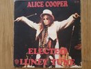 Alice cooper elected french LIVE picture sleeve single green label scacre