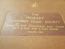 MOZART CHAMBER MUSIC SOCIETY VOLUME 2 LILI KRAUS & SIMON GOLDBERG PARLO SW14-20
