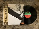 LED ZEPPELIN JAPAN IMPORT P-101 WITH OBI AND GIANT POSTER ROBERT PLANT VINYL  NM