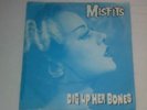 Misfits Dig Up Her Bones 45 Blue Vinyl