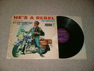 THE CRYSTALS HE'S A REBEL UK LONDON LP,PLAYS VERY GOOD FILLER COPY ONLY