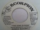 RONNIE McDOWELL The King Is Gone(Elvis Tribute)b/s RARE WLPromo 45