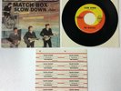 Beatles MATCH BOX / SLOW DOWN sleeve & UNPLAYED 45 & FULL jukebox sheet  Z121