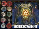 ANTHRAX - FOR ALL KINGS 7 Inch Coloured Vinyl Lp Box Set