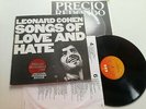 Leonard Cohen Songs of Love and Hate Spain Lp Vinyl 1983